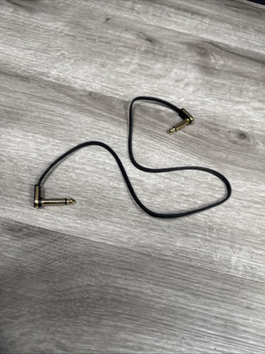 #ad EBS Premium Flat Patch Cable 23.62 inches Black and Gold $15.00