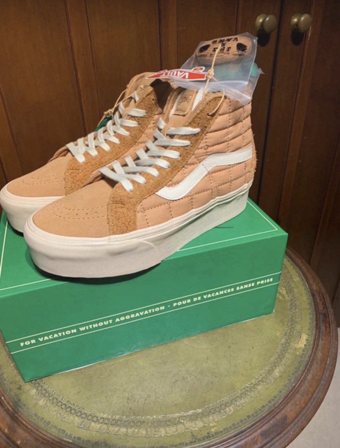 Vans Sk8-Hi JFG Platform Shoes Reissue Skate Size UK 7 Quitted Trainers RRP £115 image 2