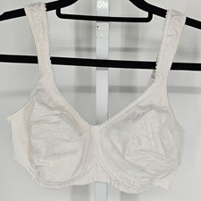 Vintage 1990s Playtex 18 Hour Womens Sz 38C Unlined T Shirt Bra White 4745