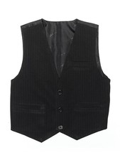 Unbranded Boys Black Tuxedo Vest 5