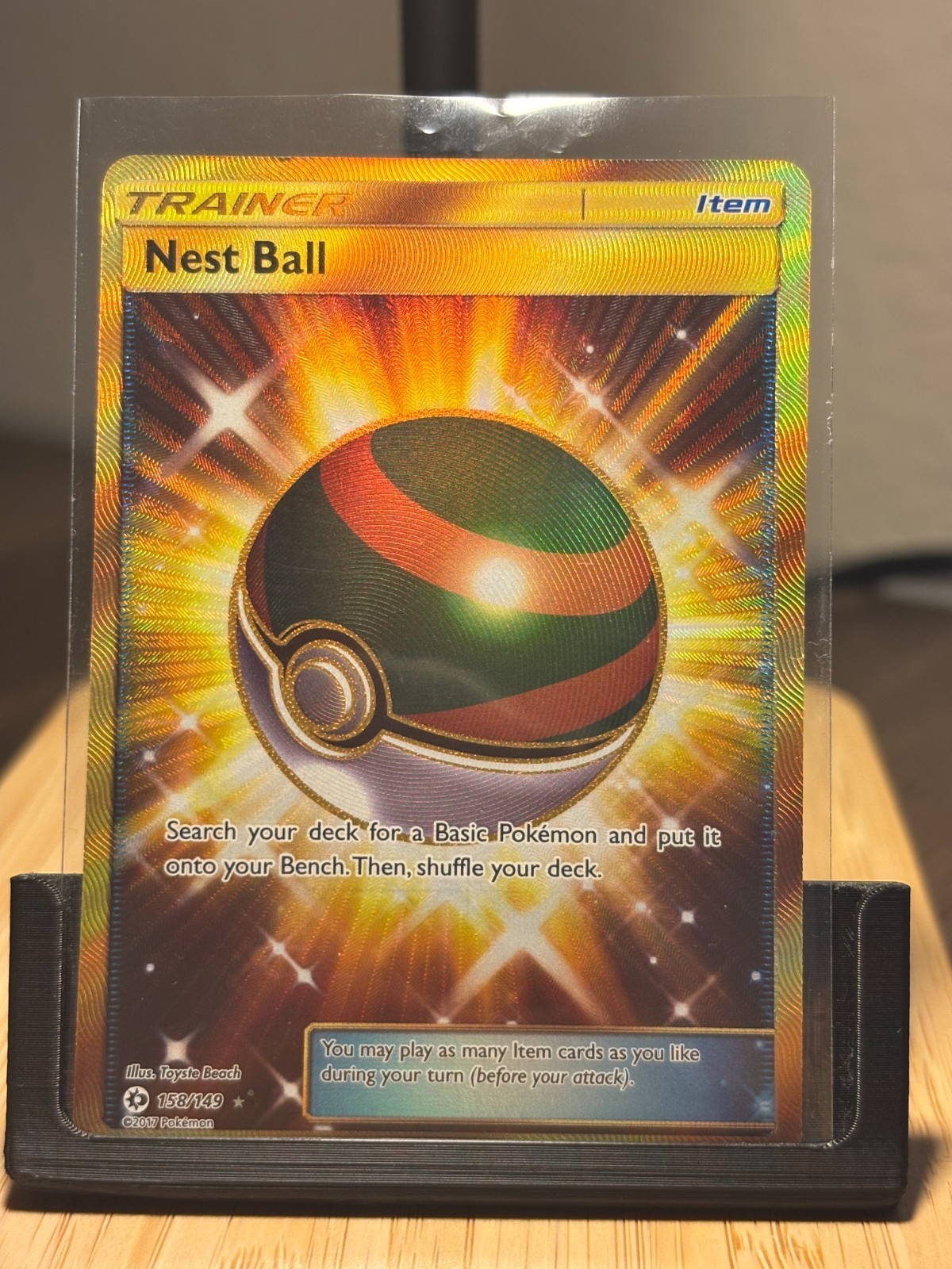 Nest Ball - 158/149 - Secret Rare - Sun & Moon Base - Pokemon Card - NM/M