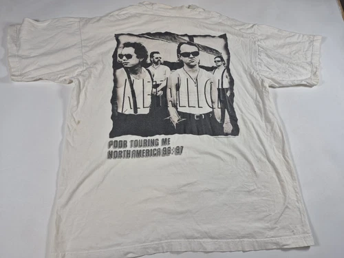 Metallica T Shirt Load Concert Poor Touring Me 1990s vintage concert t-shirt, vintage, size XL, single stitch, B+ condition