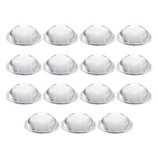 Diameter 29mm Flat Convex Lens, 15 Pcs Height 11mm Flashlight Optical Lens