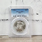 1998 S Kennedy Half Dollar PCGS SP69 SMS Matte Finish - SUPER RARE