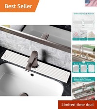 Stone Faucet Mat for Kitchen Sink, Diatomite Sink Protectors - Prevent Moistu...
