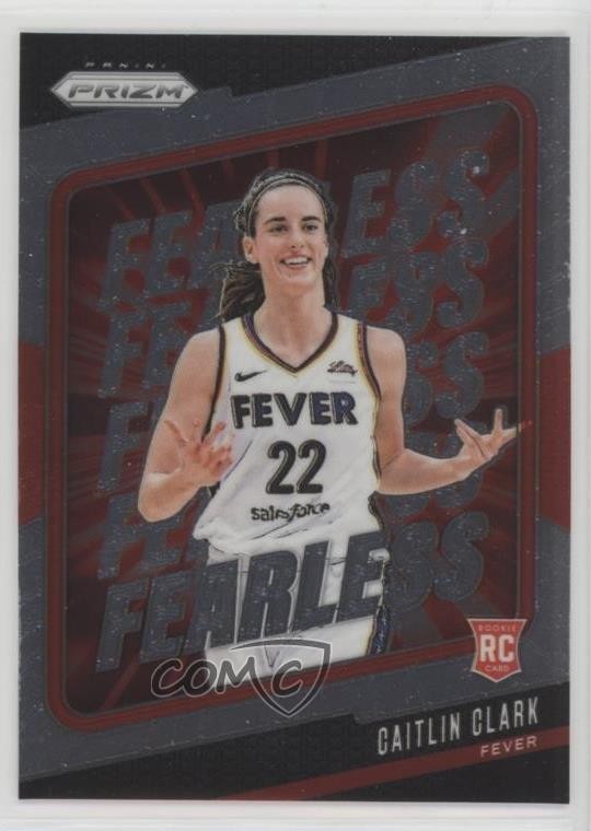 2024 Panini Prizm WNBA Fearless Caitlin Clark #10 1g37