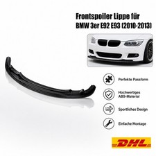 Styling Schwarz Vorne Frontlippe Spoilerlippe f�r BMW 3-Serie E92 E93 2010-2013