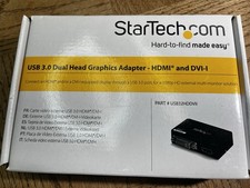 StarTech USB 3.0 Dual Head Graphics Adapter HDMI DVI-I 1080p USB32HDDVII