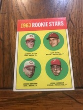 Ray Culp Rookie Stars 1963 Topps Baseball Card. rookie card picture