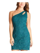 BCX Womens Body Con Short Dress Green Sleeveless Party Juniors 3