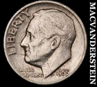 1955-D Roosevelt Dime- Silver- Scarce Better Date- No Reserved #J8979