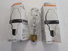 Lot of 2 SYLVANIA METALARC M250/U BT28 M58/E CLEAR MOGUL METAL HALIDE BULB