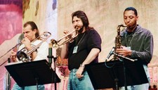 Matt Finders Chuck Findley Ralph Moore of The Tonight Show Band du- Old Photo