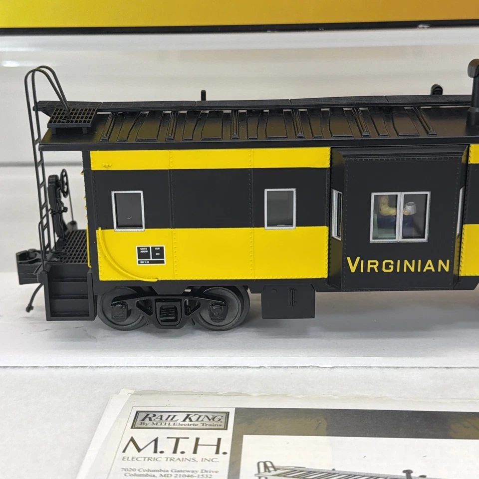 MTH Railking NS Heritage 30-77226 Virginian Bay Window Caboose New O #555769 - Image 4 of 4