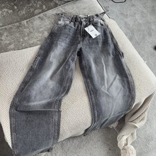 Bershka balloon barrel jeans size 6