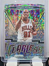 2020-21 Prizm Dennis Rodman Fearless Fast Break Chicago Bulls HOF NBA Champ #19