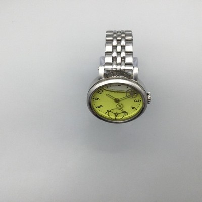 Fossil Watch Unisex 40mm Yellow Liquid Floating Gear Bubble JR