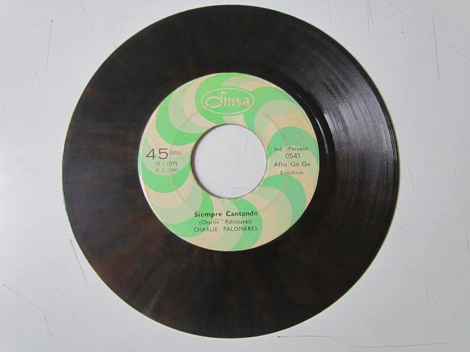 CHARLIE PALOMARES «SIEMPRE CANTANDO/PACHANGA GUAGUANCO»BOOGALOO LATIN FUNK PERU - Image 2 of 4