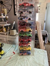 10diecast Racing Cars In. Plastic Casing