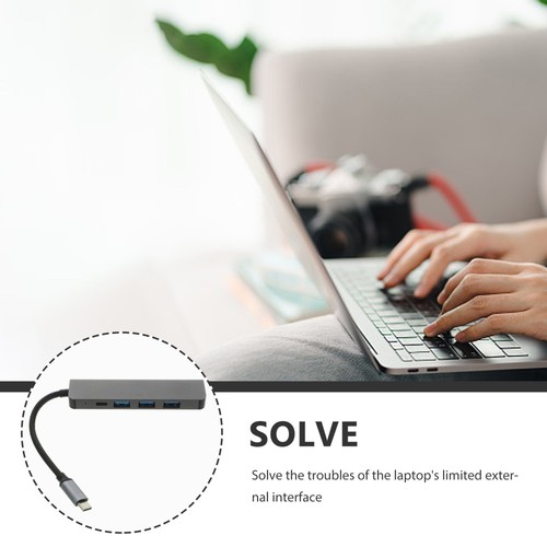 1pc 5-in-1-Dockingstation C bis 4K High Definition PD Ladungskabine Dongle - 第 4/12 張圖片