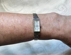 Vintage Seiko wristwatch,womens' silver tone,slim face,wind up REDUCED PRICE