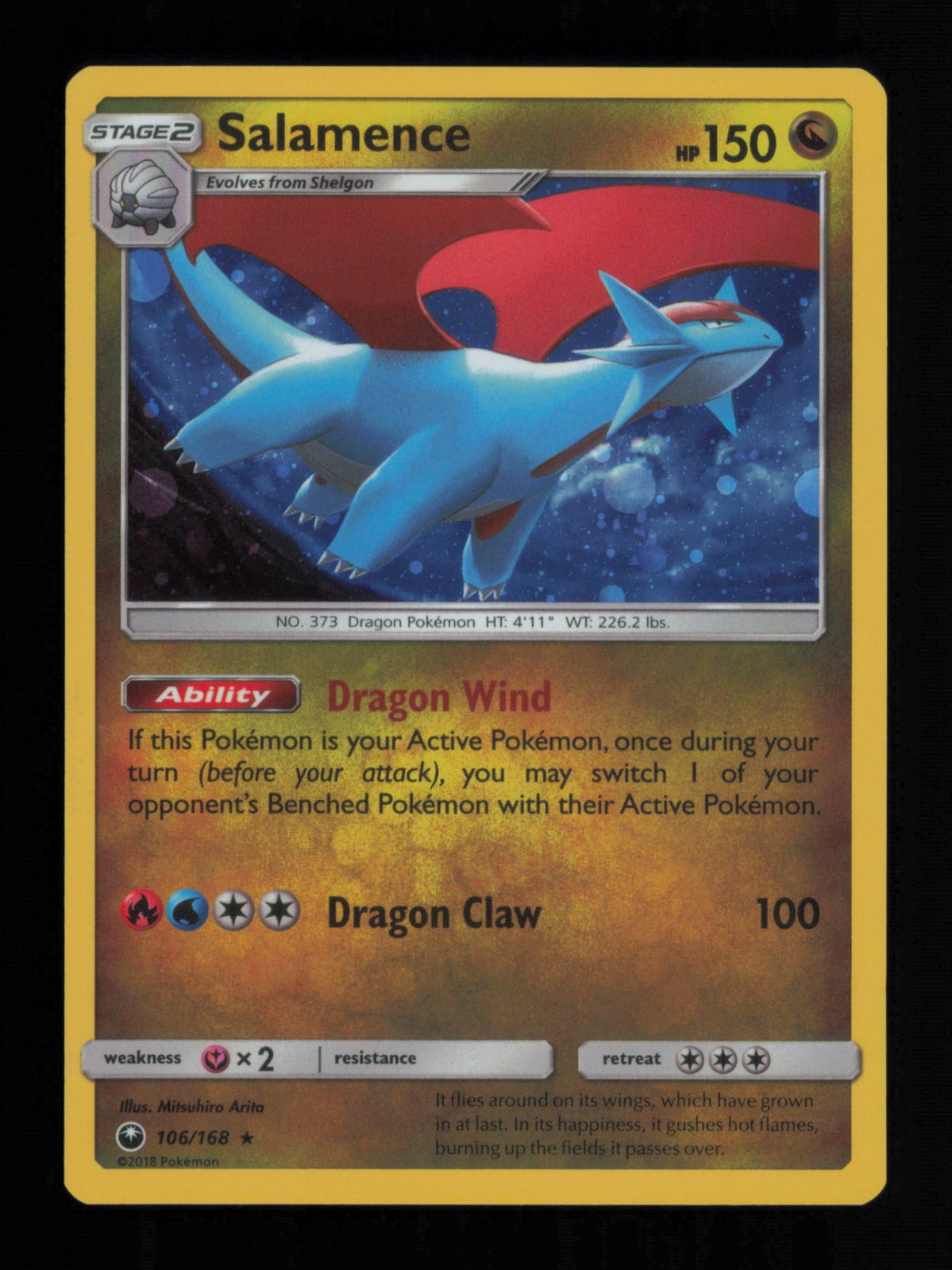 Salamence - (Cosmos Holo) Promo Miscellaneous Cards & Products 106/168 LP