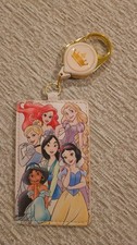 Disney Loungefly Princesa Cartera de Identificación Retráctil Multicolor Ariel Rapunzel Jazmín