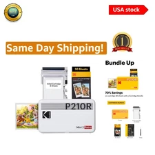 Mini 2 Retro 4PASS Portable Photo Printer – 38 Sheets, Waterproof & Compact