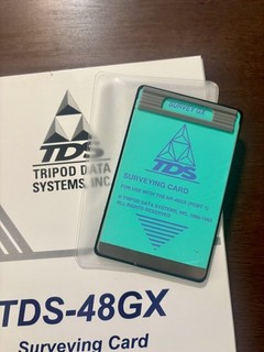 TDS Survey Card w/ Manual For HP 48GX Calculator