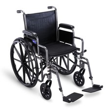 Invacare Essentials 18" Folding Manual Wheelchair w/ Swing-away Footrests 