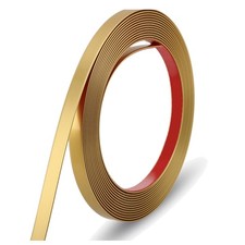 Zierleisten Wandprofile selbstklebend Mattgold PVC flexible Dekorleiste