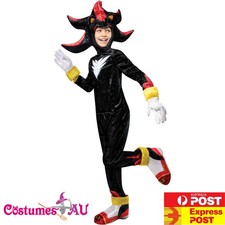 Boys Licensed Shadow Sonic The Hedgehog Costume Black Child Kids Book Week