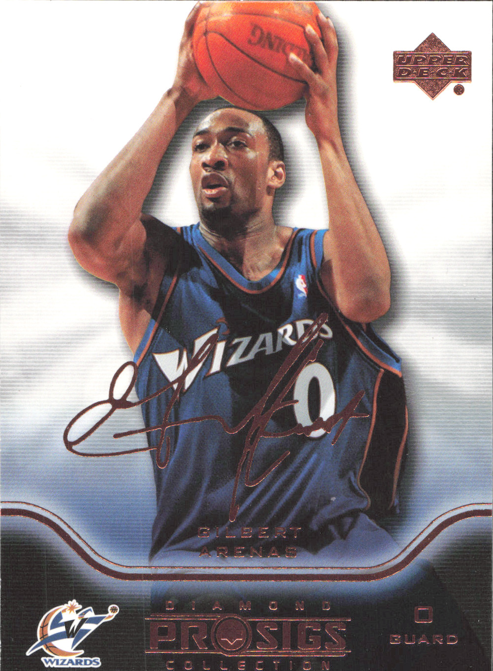 2004-05 Upper Deck Pro Sigs Diamond Collection - Gilbert Arenas #88 Wizards
