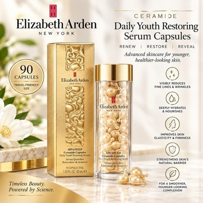 Elizabeth Arden Advanced Ceramide Daily Youth Restoring Serum 90 Capsules 1.41oz
