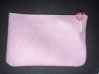 IPSY Pink Hearts Glam Bag 2025 Heart Design Makeup Bag NEW