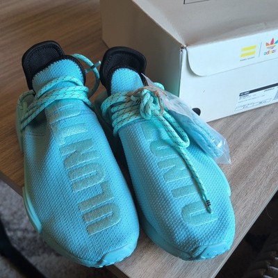 Adidas NMD Hu Pharrell Williams Aqua Blue GY0094 Human Race Men s Size 8.5