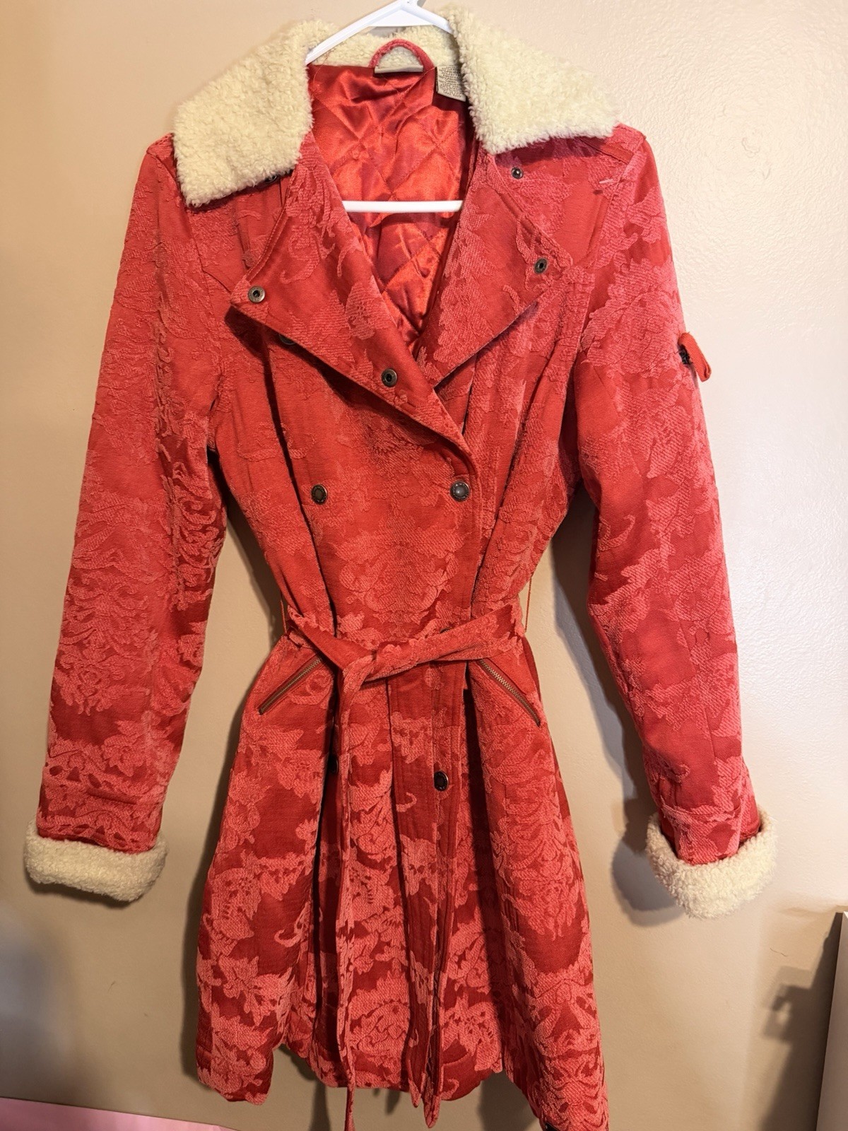 Y2K RuffHewn Medium Red Button Down Jacket - image 1