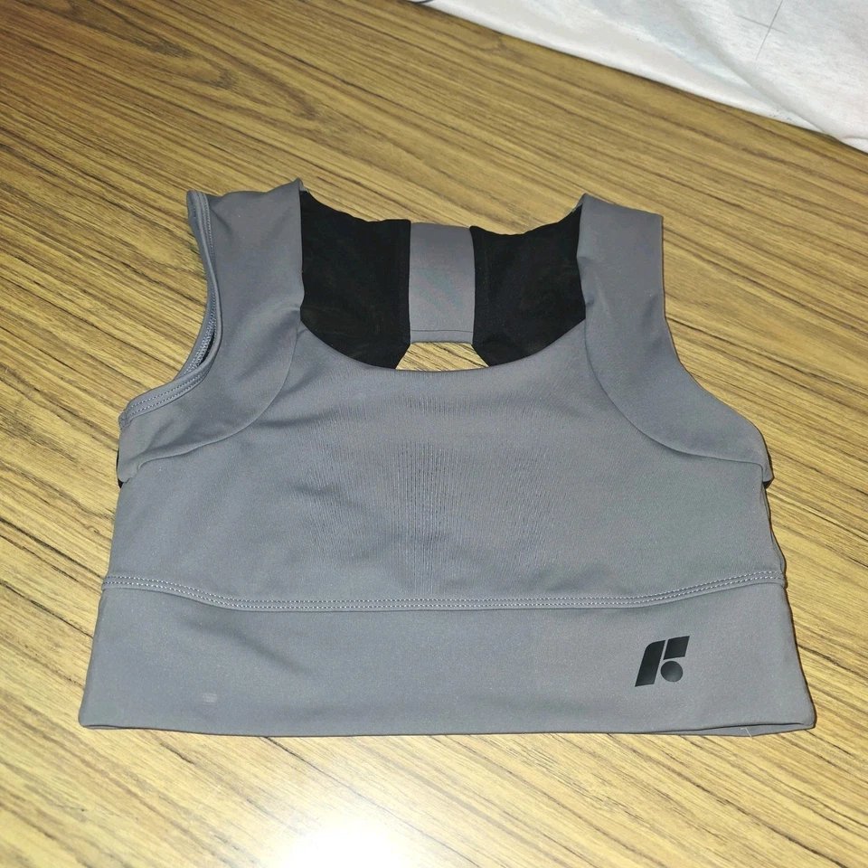 FORME POWER Sz XL Posture Correcting Alignment Wellness Elevating Bra Stone/Blk - Image 3 of 4