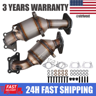 #ad #ad For Chevy Traverse 3.6L Both Catalytic Converters Front Left amp; Right 2018 2021 $135.99