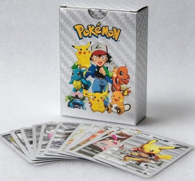 Gold Foil Rare Silver Pokmon TCG Cards 55 Pcs/Box GX Vmax Card Pack | eBay