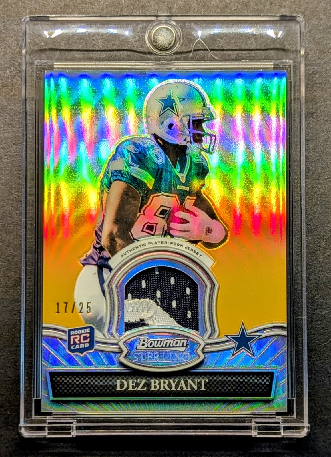 Dez Bryant Bowman Sterling Relics #BSRDB Gold Refractor