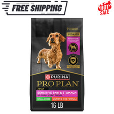 Purina Pro Plan Small Breed Dog Food 16lb Salmon Rice Sensitive Stomach