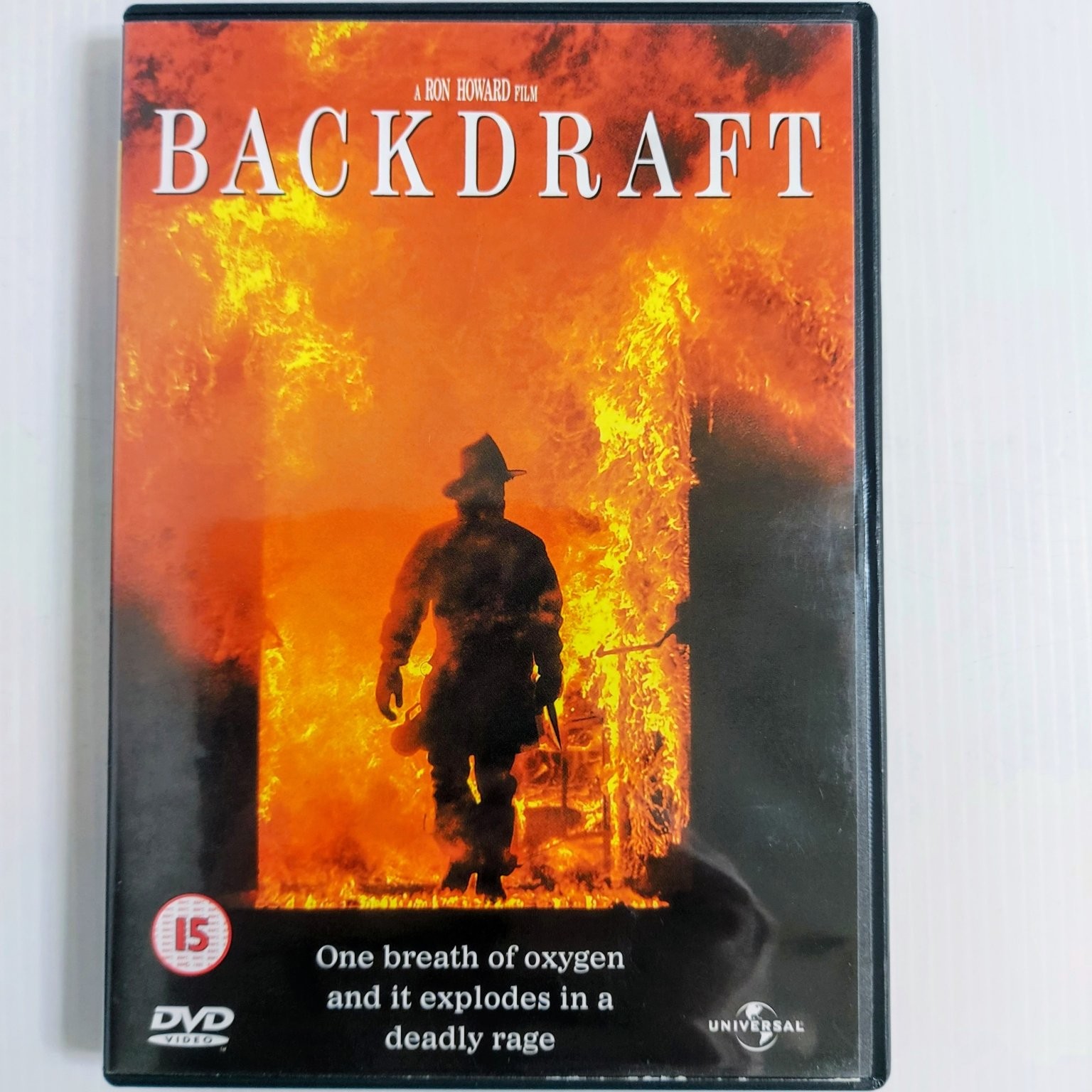 BackDraft DVD 1991 Ron Howard Kurt Russell William Baldwin Firefighter Action