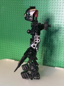 LEGO Bionicle Shadow Toa Mata Tahu 8534 Black Kanohi Hau Custom Blackout Moc