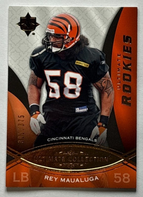 Rey Maualuga 2009 Upper Deck Ultimate Collection #'d /375 Cincinnati Bengals RC
