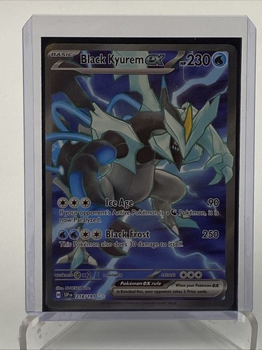 JCC Pokémon: Negro KYUREM ex 218/191 Escarlata y Violeta Chispas Surgentes Ultra Raro - Imagen 5 de 6