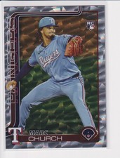 2025 Topps Update Marc Church US227 RC Superbox Silver Foil SP Rangers