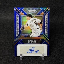 2024 Panini Prizm Baseball MLB Tomoyuki Sugano Autographed Card Blue Parallel Li