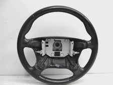 Saab 9-3 99-03 9-5 99-09 Steering Wheel Black Leather Wrapped Oem Nice 93 95