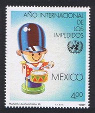 Mexico Intl Year of Disabled People 1981 MNH SG#1596 Sc#1239